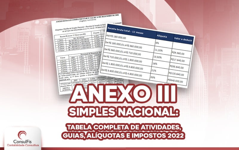 Anexo Lll - Contabilidade em Salvador - BA | ConsulFis